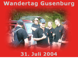 Bilder Wandertag Gusenburg 2004