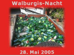 Bilder Walburgis-Nacht 2005