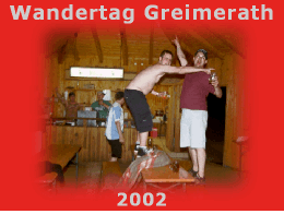 Bilder Wandertag 2002